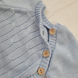 6niemowle noworodek 3częściowy komplet wiosna lato jesień zima wyprawka do szpitala sweterek dziergan.jpg