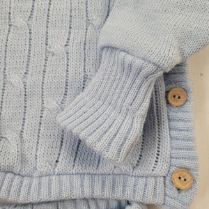 7niemowle noworodek 3częściowy komplet wiosna lato jesień zima wyprawka do szpitala sweterek dziergan.jpg