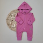 Kazum Kombinezon dresowy z odpinanym kapturem 56-86 rosy dream