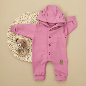 1niemowle noworodek lato wiosna jesien kombinezon kaptur guziki wyprawka niemowle noworodek dziewczyn.jpg