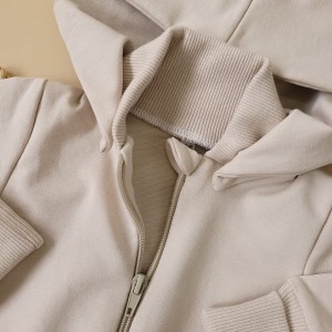 7niemowlę noworodek wiosna lato jesień zima wyprawka do szpital dres 3 częsciowy bluza spodnie odpina.JPG