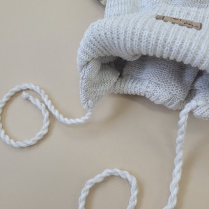 3noworodek niemowlę czapka wiosna jesień zima czapka włóczkowa.JPG