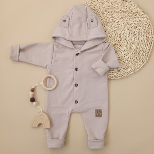 14KOMBINEZON dresowy z guzikami lato jesień wiosna niemowle noworodek spacer wyprawka wyjście ze szpit.JPG