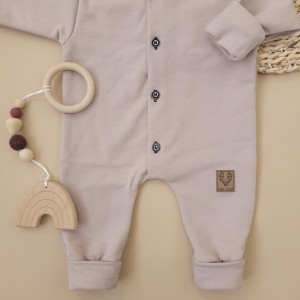 15KOMBINEZON dresowy z guzikami lato jesień wiosna niemowle noworodek spacer wyprawka wyjście ze szpit.JPG