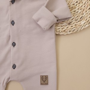 17KOMBINEZON dresowy z guzikami lato jesień wiosna niemowle noworodek spacer wyprawka wyjście ze szpit.JPG