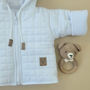 2kurtka zimowa pikowana rękawiczki niemowlę noworodek zima jesień wiosna.JPG