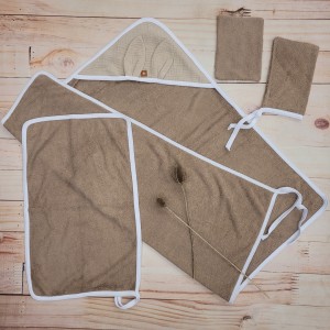 3ręcznik bambusowy myjka 4częsciowy komplet do kąpieli niemowle noworodek wyprawka.jpg