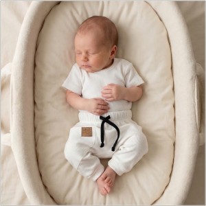 KAZUM 2 cz komplet body+spodnie 56-86 ivory