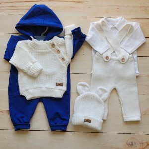 Stylizacja wiosenno-letnia szafirowy elegancik