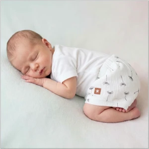 Bloomersy chłopięce muślinowe lato 56-86 dmuchawce