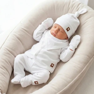 6 cz biała kompletna WYPRAWKA do szpitala zestaw 50-62