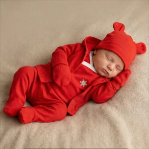 5 cz bawełniana kompletna WYPRAWKA do szpitala czerwona ostatnie sztuki 50