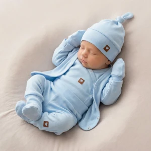 6 cz niebieska kompletna WYPRAWKA do szpitala zestaw 50-62