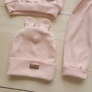 73 cz komplet niemowlę noworodek spodnie bluza czapka wyjście ze szpitala noworodek niemowlę .jpg