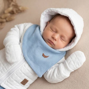 Sama apaszka prążkowana błękitna