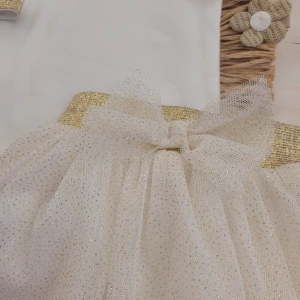 1komplet dziewczynka body opaska spódnica spódniczka elegancka wyprawka wyjście ze szpitala dziewczyn.jpg