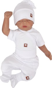 Wyprawka gładka biała. Kompletna wyprawka.  Bawełniana wyprawka. Wyprawka do szpitala. Zestaw dla noworodka. Wyprawka na prezent. Wyprawka dla noworodka.
Unikalny komplet.