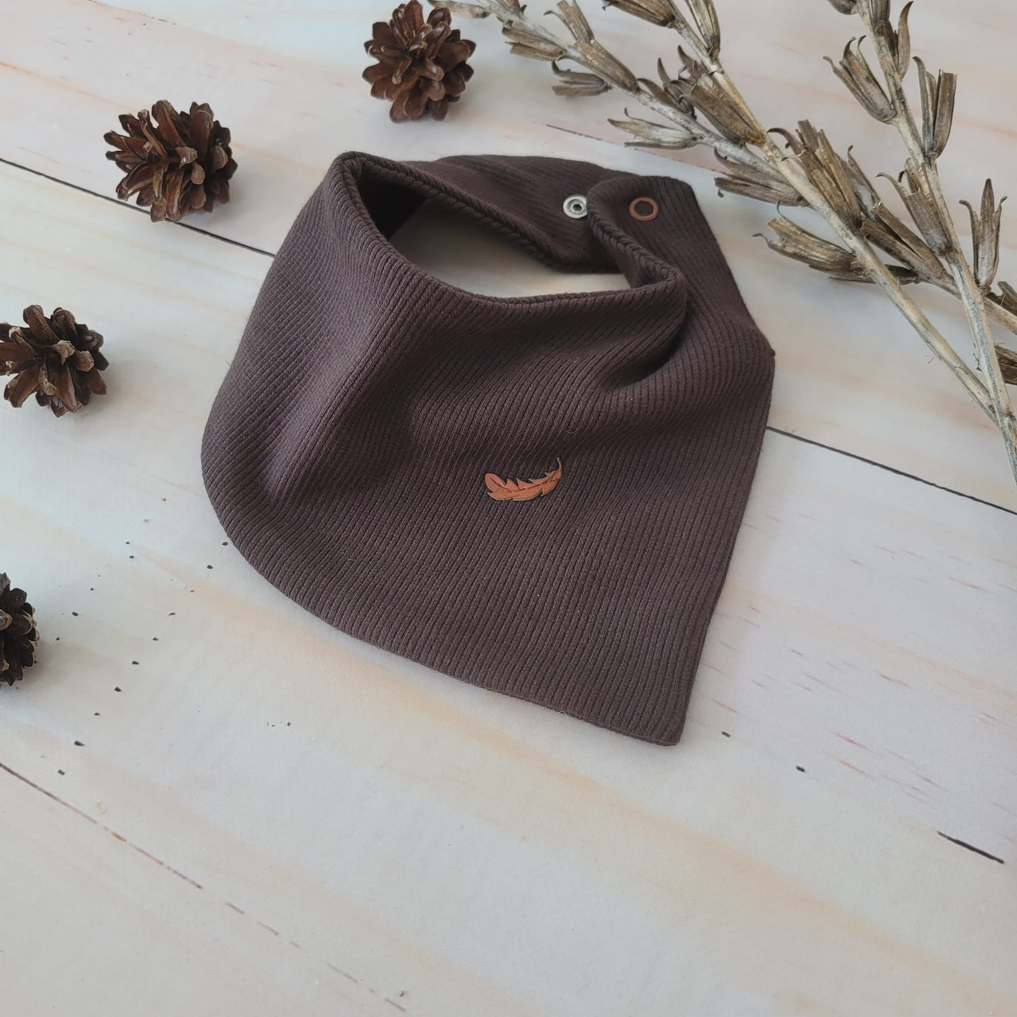 4 apaszka prążkowana niemowlęca.JPG